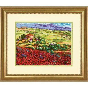 71-20084 Набір для вишивання (гобелен) DIMENSIONS Tuscan Poppies "Тосканські маки" 1065445 фото