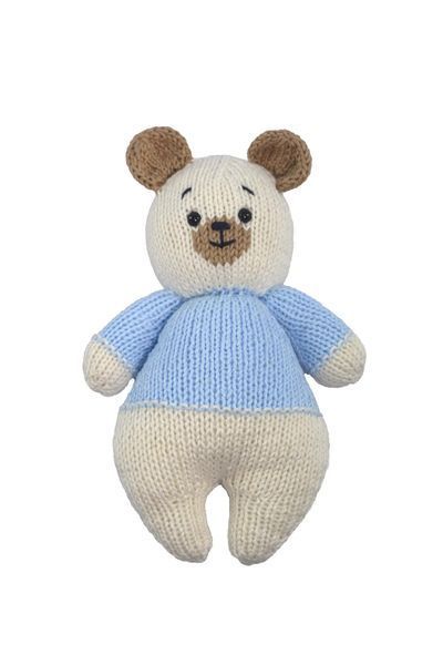 1 AMIGURUMI KIT - KNITTED TEDDY BEAR Cuddly(100% бавовна) 1078306 фото