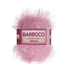 3526 BARROCO DECORE LUXO пряжа (53% бавовна, 47% поліестер, 280гр. 180м. ), рожевий 1075715 фото