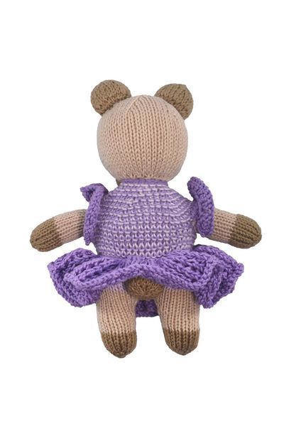 2 AMIGURUMI KIT - KNITTED TEDDY BEAR Ballerina (100% бавовна) 1078307 фото