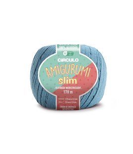 2930 AMIGURUMI SLIM пряжа (100% бавовна мерсерізована,70 г, 178 м ), блакитний 1080731 фото
