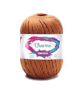 7504 CHARME пряжа (100% мерс.бавовна, 150гр. 396м. ), коричневий 1076037 фото