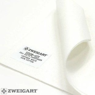 1008/101 Sulta Hardanger 22 (ширина 110см) молочний , канва Zweigart 15408 фото