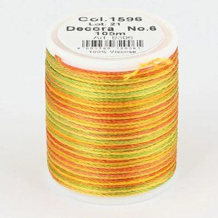 1596/9306 DECORA №6 100% віскозна нитка, 100 м 1062636 фото