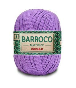 6394 BARROCO MAXCOLOR 6 пряжа (100% бавовна, 200гр. 226м.), фіолетовий/бузковий 1076550 фото
