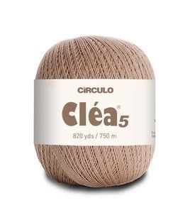 7650 CLEA 5 пряжа(100% мерс.бавовна, 151гр. 750м. ), бежевий 1076230 фото