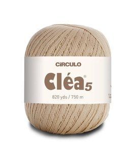 7684 CLEA 5 пряжа(100% мерс.бавовна, 151гр. 750м. ), бежевий 1076229 фото