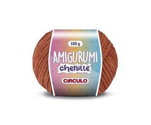 7529 AMIGURUMI CHENILLE пряжа (100% поліестер, 100гр. 110м. 4 мот. в уп.).ТЕРАКОТ 1081419 фото
