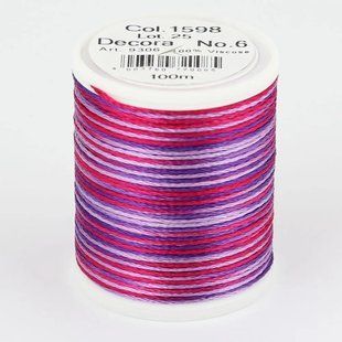 1598/9306 DECORA №6 100% віскозна нитка, 100 м 1062638 фото
