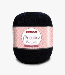 8990 MONALISA пряжа (100%акріл, 100гр. 525м. ), чорний 1076421 фото