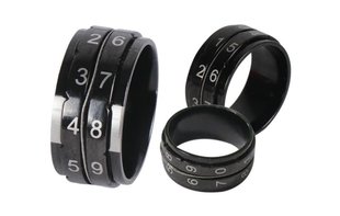 10869 Лічильник рядів Size11 (20.6 мм Inner ID) Black Row Counters Rings KnitPro 1067406 фото