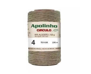 7725 APOLINHO 4 пряжа (85% бавовна , 15%інші волокна 100гр. 152м.), льон 1077968 фото