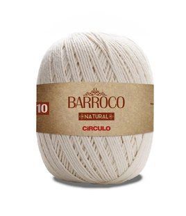 20 BARROCO 10 пряжа (100%бавовна, 400гр. 271м. ), натуральний 1075734 фото