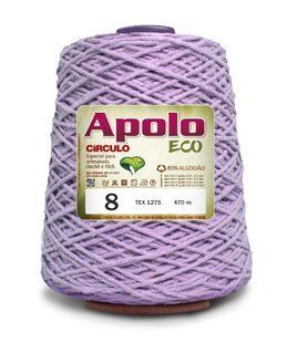 6057 APOLO ECO 8 пряжа (85% бавовна, 15% волокна, 600гр, 457м 1шт), БУЗОК ДИТЯЧИЙ 1075507 фото