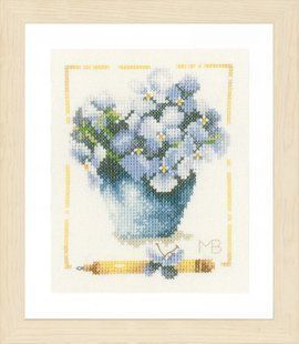 PN-0007977 Набір для вишивки хрестом LanArte Hortensia "Гортензія" 1066508 фото