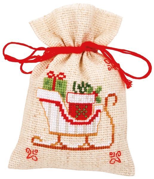 PN-0172213 Набір для вишивання хрестом (мішечки для саше) Vervaco Christmas motif "Різдвяний мотив" 1070658 фото