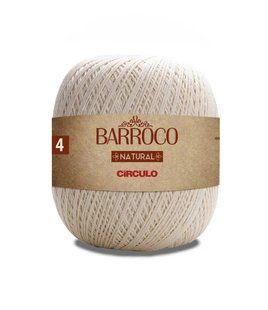 20 BARROCO 4 пряжа (100%бавовна, 400гр. 677м. ), молочний 1075737 фото