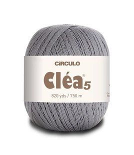 8473 CLEA 5 пряжа(100% мерс.бавовна, 151гр. 750м. ), сірий 1076276 фото