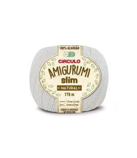 20 AMIGURUMI SLIM пряжа (100% бавовна мерсерізована,70 г, 178 м ), білий 1080661 фото