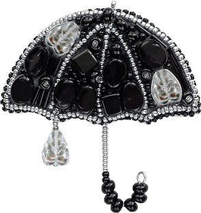БП-203 Набір для виготовлення брошки Crystal Art "Вечірній дощик" 1065702 фото