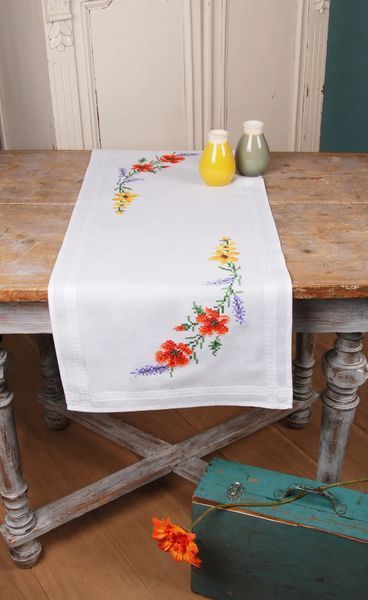 PN-0166929 Набір для вишивання хрестом (доріжка на стіл) Vervaco 1075624 фото