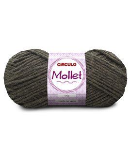 7947 MOLLET пряжа пряжа (100% акрил, 100гр, 200м), темно-сірий 1075273 фото