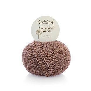 03 C&acirc;nhamo Tweed пряжа (71% вовна мериноса 10% коноплі 10% альпака 9% віскоза), колір Кори 50 г моток ROSARIOS 1082531 фото