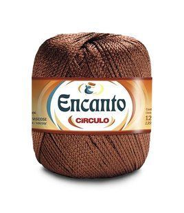 7852 ENCANTO пряжа (128 м/100 г. 100% віскоза), коричневий 1077949 фото