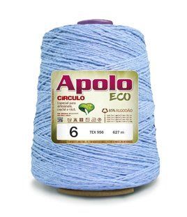 2373 APOLO ECO 6 пряжа (85% бавовна, 15% волокна, 600гр, 610м 1шт), БЛАКИТНИЙ ДИТЯЧИЙ 1075498 фото