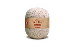 20 BARROCO 6 пряжа (100%бавовна, 400гр. 452м. ), молочний 51196 фото