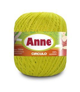 1779 ANNE пряжа (100%мерс.бавовна, 74гр. 250м), жовтий 1076102 фото