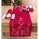 PN-0145591 Набір для вишивання гладдю (доріжка на стіл) Vervaco Deer and Snowflakes "Олені та сніжинки" 1060339 фото