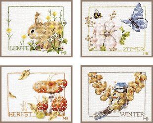 PN-0007953 Набір для вишивки хрестом LanArte Four seasons "Чотири сезони" 1073741 фото