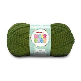 5058 MAIS BEBE пряжа (100% акріл, 100гр. 500м. ), зелений 1076633 фото
