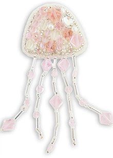 БП-225 Набір для виготовлення брошки Crystal Art "Медуза" 1066717 фото
