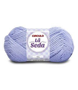 2439 LA SEDA пряжа (70% акрил 30% вовна, 100гр. 166м. ), фіолетовий/бузковий 1075416 фото