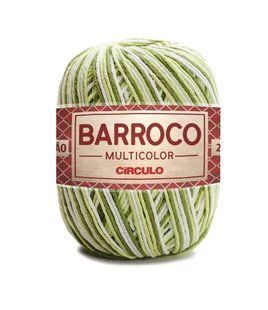 9391 BARROCO MULTICO пряжа (100% бавовна, 200гр. 226м.), різнокольоровий 1076327 фото