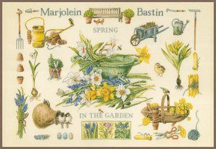 PN-0007964 Набір для вишивки хрестом LanArte Spring in the garden "Весна у саду" 1073594 фото