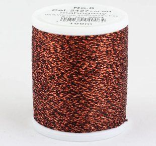 2427/9804 Glamour №8 віскозна нитка з металізованим ефектом, 100м 1062030 фото