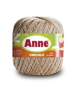 7684 ANNE пряжа (100%мерс.бавовна, 74гр. 250м), бежевий 1076093 фото
