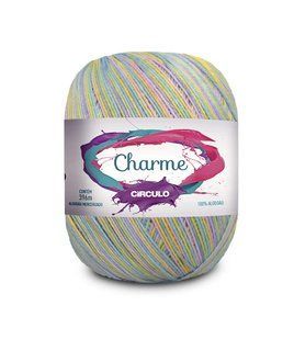 9337 CHARME пряжа (100% мерс.бавовна, 150гр. 396м. ), різнокольоровий 1076085 фото