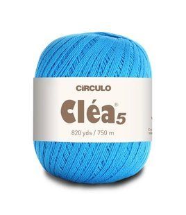 2194 CLEA 5 пряжа(100% мерс.бавовна, 151гр. 750м. ), блакитний 1076266 фото