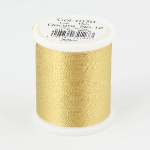 1070/9870 DECORA №12 100% віскозна нитка з об'ємним крученням, 300 м 1062568 фото
