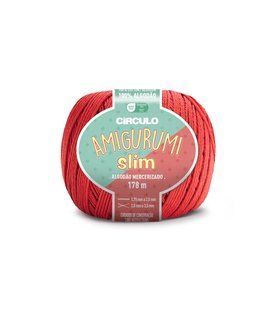 3583 AMIGURUMI SLIM пряжа (100% бавовна мерсерізована,70 г, 178 м ), червоний 1080698 фото