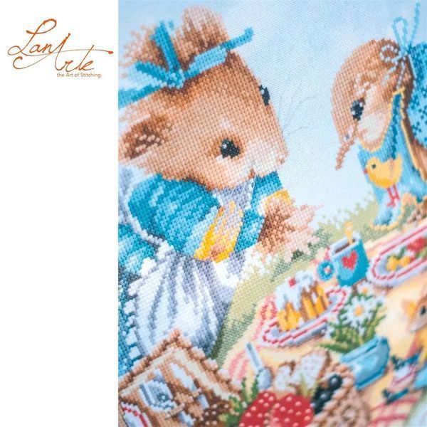 PN-0204890 Набір для вишивки хрестом LanArte Пікнік 1079788 фото