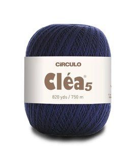 2856 CLEA 5 пряжа(100% мерс.бавовна, 151гр. 750м. ), синій 1076268 фото