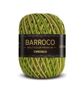 9392 BARROCO MULT. PREMIUM пряжа (100% бавовна мерсерізована, 200гр. 226м.), різнокольоровий 1080615 фото