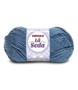2746 LA SEDA пряжа (70% акрил 30% вовна, 100гр. 166м. ), блакитний 1075393 фото