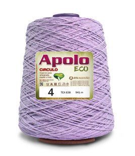 6057 APOLO ECO 4 пряжа (85% бавовна, 15% волокна, 600гр, 915м 1шт), фіолетовий/бузковий 1075495 фото