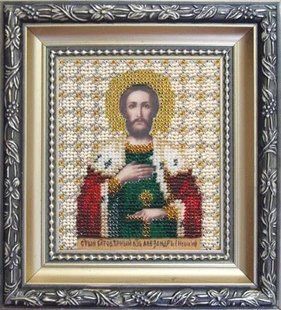 Набір для вишивання бісером Чарівна Мить Б-1030 "Ікона великий князь Александр Невський" 104440 фото